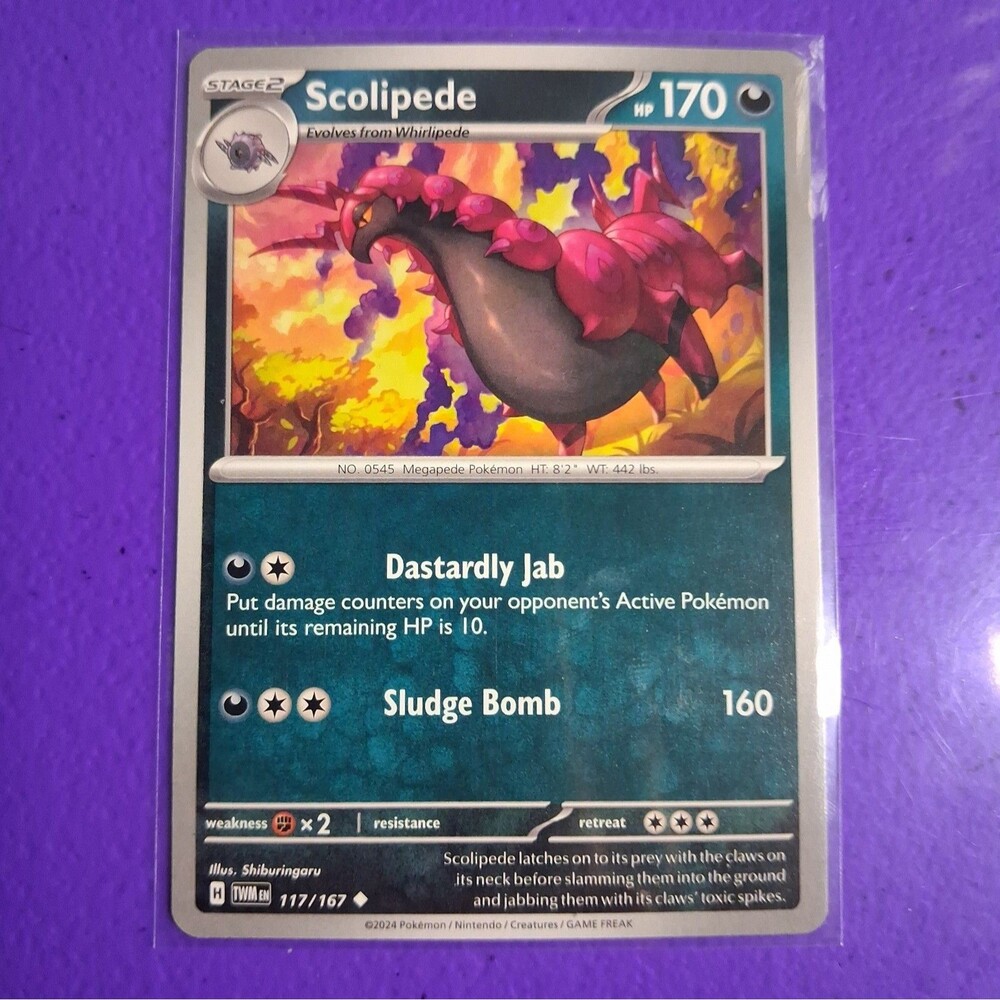 Scolipede 117/167 Sv06: Twilight Masquerade Reverse Holo